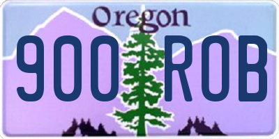 OR license plate 900ROB