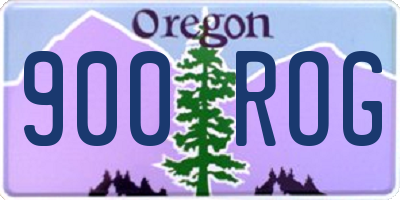 OR license plate 900ROG