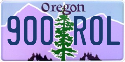OR license plate 900ROL