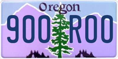 OR license plate 900ROO