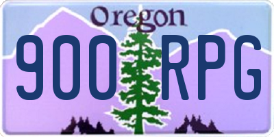 OR license plate 900RPG