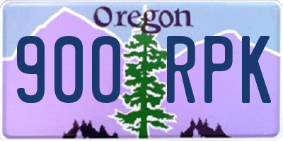 OR license plate 900RPK