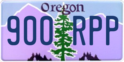 OR license plate 900RPP