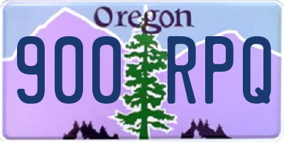 OR license plate 900RPQ