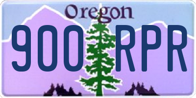 OR license plate 900RPR