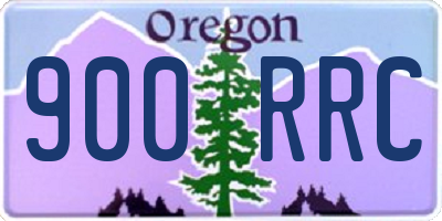 OR license plate 900RRC
