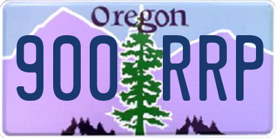 OR license plate 900RRP