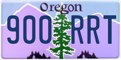 OR license plate 900RRT