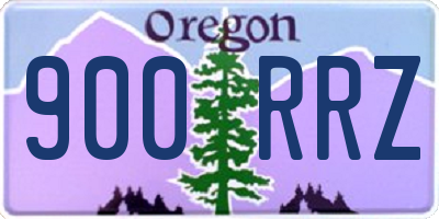 OR license plate 900RRZ