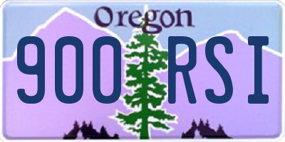 OR license plate 900RSI