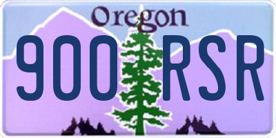 OR license plate 900RSR