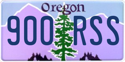 OR license plate 900RSS