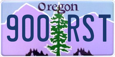 OR license plate 900RST