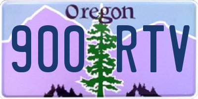 OR license plate 900RTV