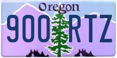 OR license plate 900RTZ