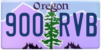 OR license plate 900RVB
