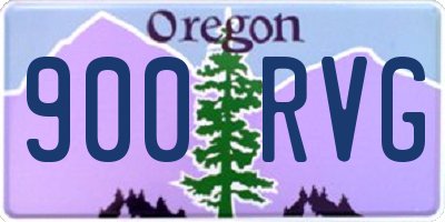 OR license plate 900RVG