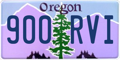 OR license plate 900RVI