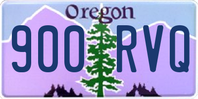 OR license plate 900RVQ