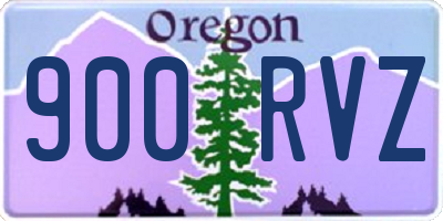 OR license plate 900RVZ
