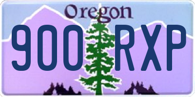 OR license plate 900RXP