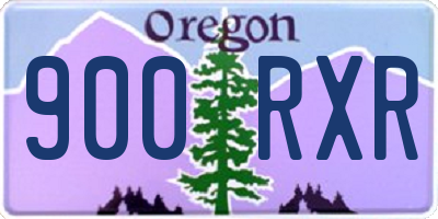 OR license plate 900RXR