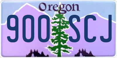 OR license plate 900SCJ
