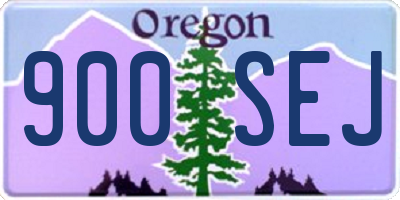OR license plate 900SEJ