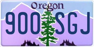 OR license plate 900SGJ