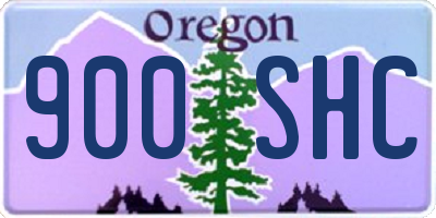 OR license plate 900SHC