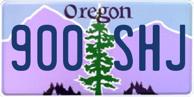 OR license plate 900SHJ