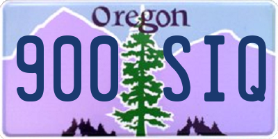 OR license plate 900SIQ