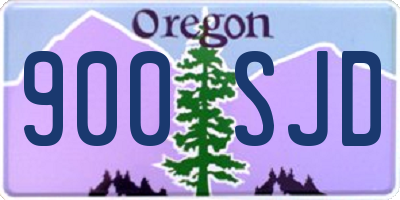 OR license plate 900SJD