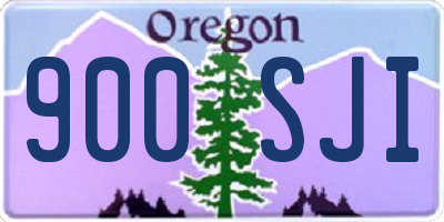 OR license plate 900SJI
