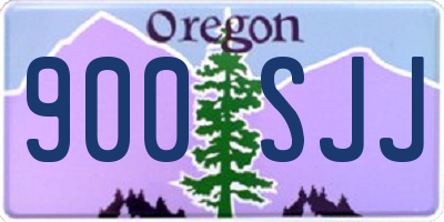OR license plate 900SJJ