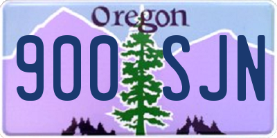 OR license plate 900SJN