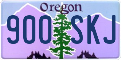 OR license plate 900SKJ