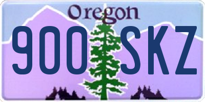 OR license plate 900SKZ