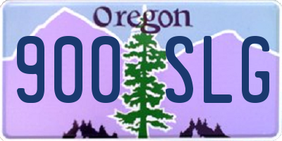 OR license plate 900SLG