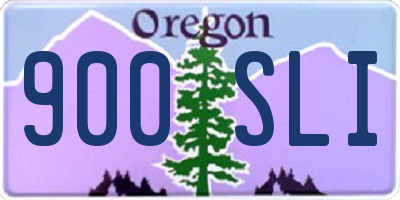 OR license plate 900SLI