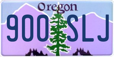 OR license plate 900SLJ