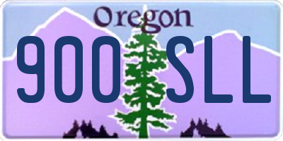 OR license plate 900SLL
