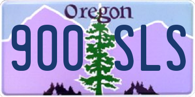 OR license plate 900SLS