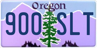 OR license plate 900SLT