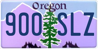 OR license plate 900SLZ