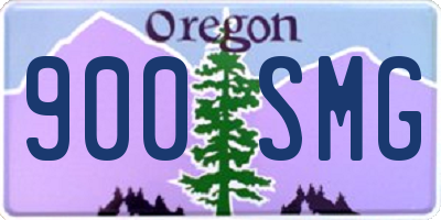 OR license plate 900SMG