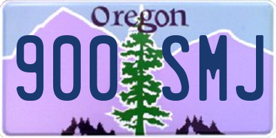 OR license plate 900SMJ