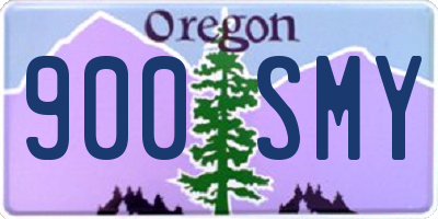 OR license plate 900SMY