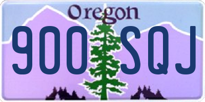 OR license plate 900SQJ