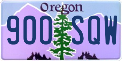 OR license plate 900SQW